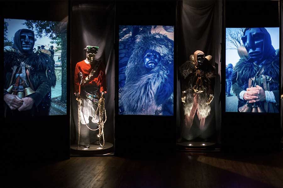 La sala Multimediale del Museo delle Maschere Mediterranee di Mamoiada