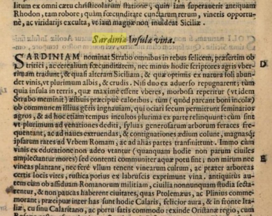 Il testo del 1596 di Andrea Bracci De Naturali vinorum Historia>thisisjustarandomplaceholder<Mamoiada Turismonbsp