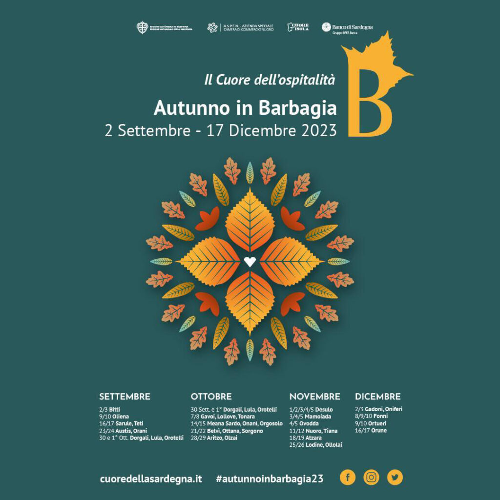 Calendario Autunno in Barbagia 2023